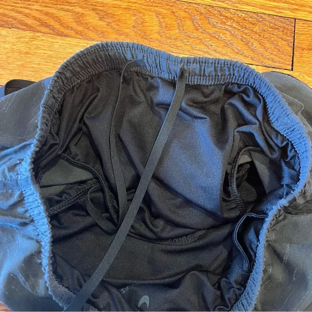 Nike DRI-FIT Thunder Grey & Black 3” Running Shorts Size XS